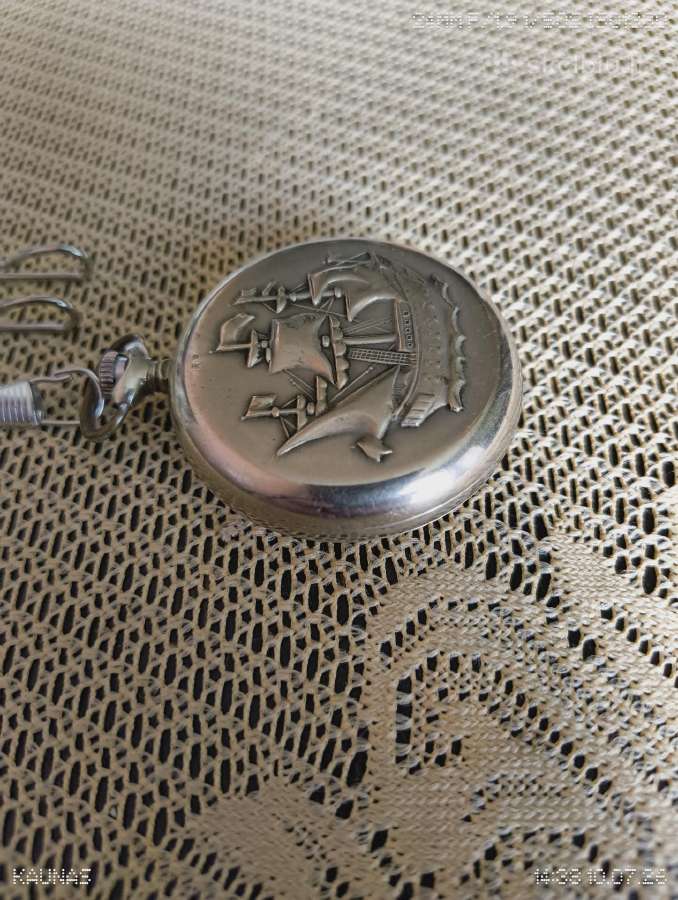 CcCCCP Kišeninis Mechaninis Laikrodis Molnija . - nuotraukos Nr. 8
