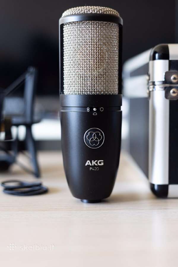 Akg P420 mikrofonas+k&m 210/9 stovas (Komplektas) - nuotraukos Nr. 2