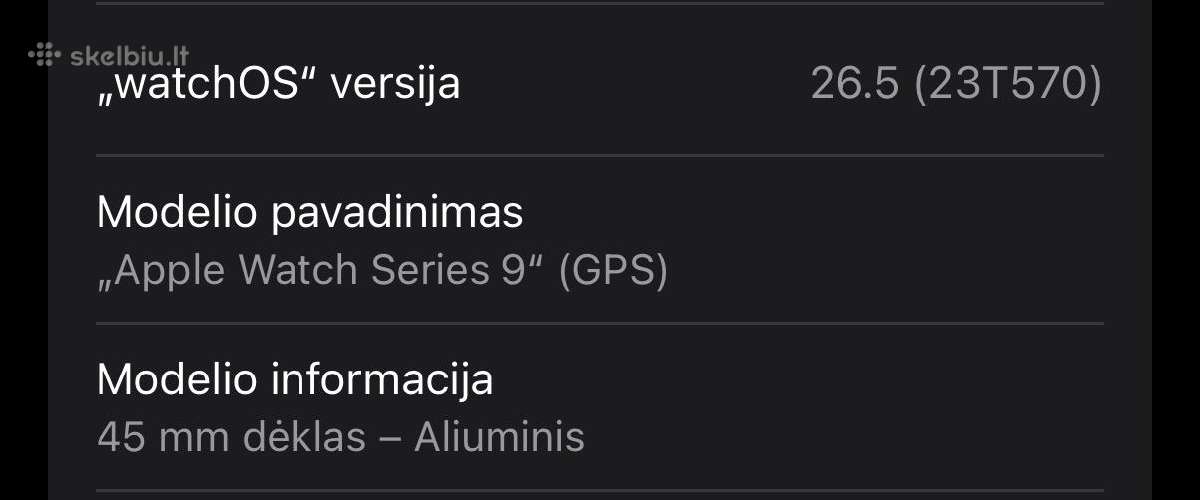 Apple Watch 9 - nuotraukos Nr. 4