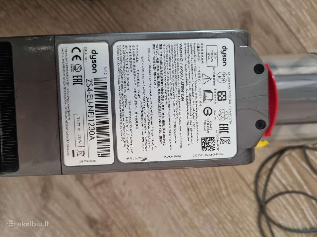Parduodamas Dyson cyclone V10 motorhead. - nuotraukos Nr. 3