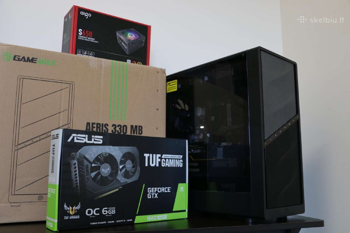 Žaidimų Kompiuteris -Ryzen 5 - 1660 Super - 16gb - nuotraukos Nr. 3