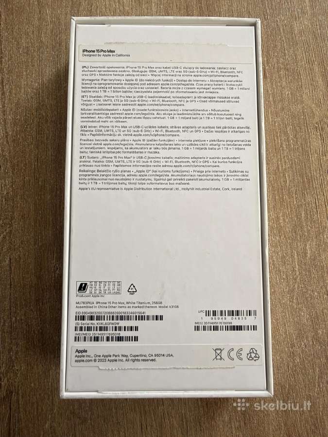 iPhone 15 pro max - nuotraukos Nr. 3