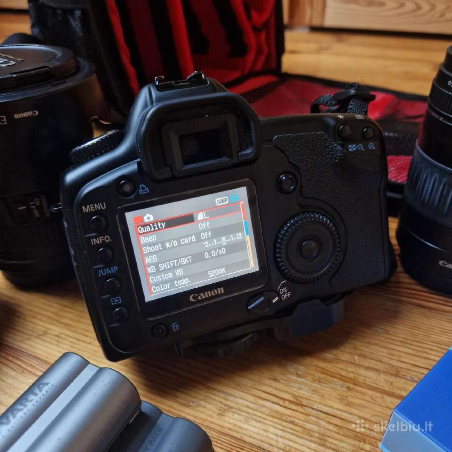 Canon 5D mark I komplektas - nuotraukos Nr. 3