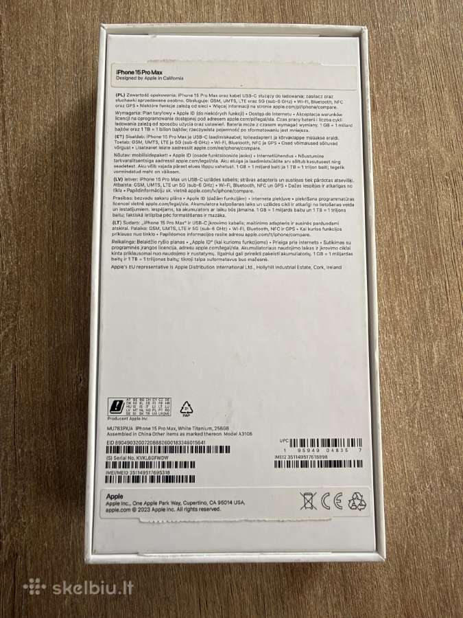 iPhone 15 pro max - nuotraukos Nr. 3