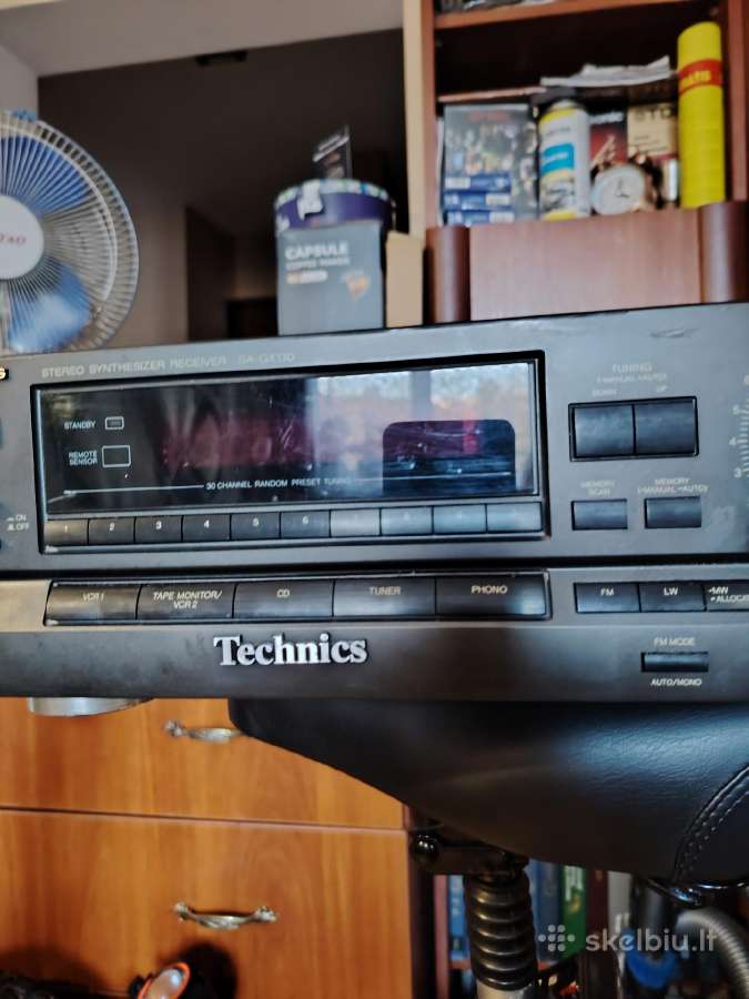 Stiprintuvas - resiveris, Technics Sa-gx130 - nuotraukos Nr. 2