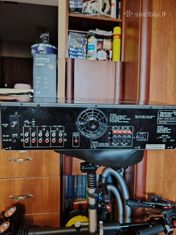 Stiprintuvas - resiveris, Technics Sa-gx130 - nuotraukos Nr. 5