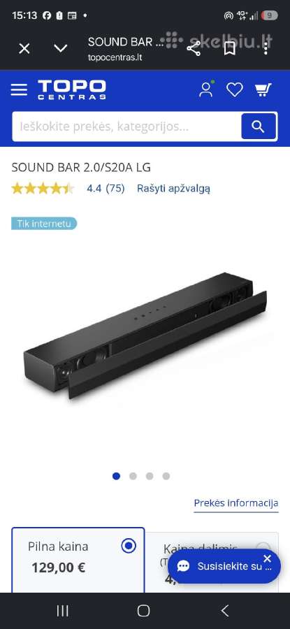 LG S20a soundbar - nuotraukos Nr. 2