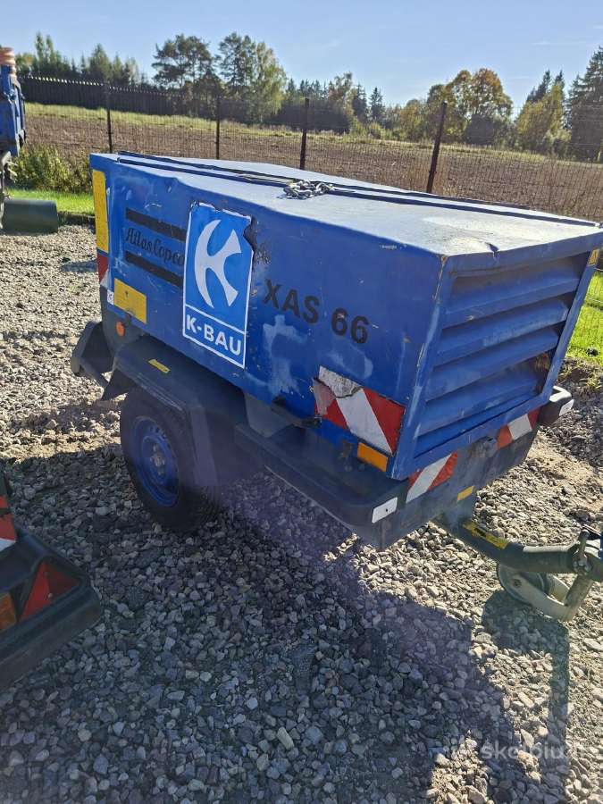 Mobilus kompresorius Atlas Copco Xas 66 - nuotraukos Nr. 2