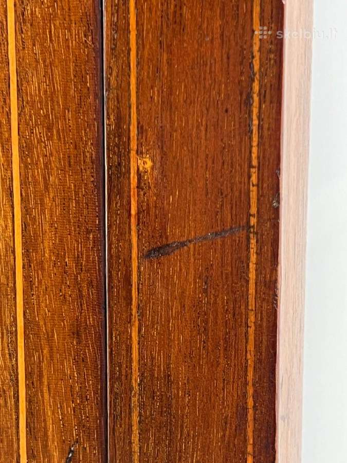 Britiško stiliaus, riešutmedžio vitrina - nuotraukos Nr. 15