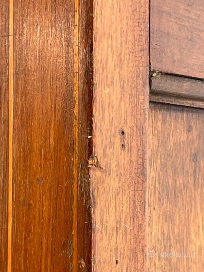 Britiško stiliaus, riešutmedžio vitrina - nuotraukos Nr. 16