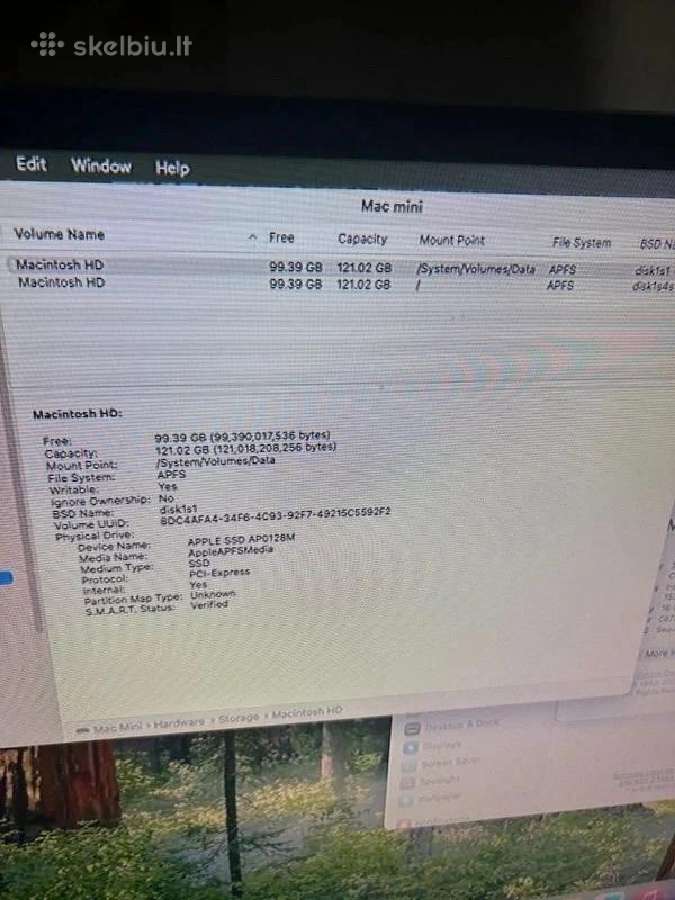 Apple Mac mini 2018 i3 / 16gb RAM / 128gb SSD - nuotraukos Nr. 9
