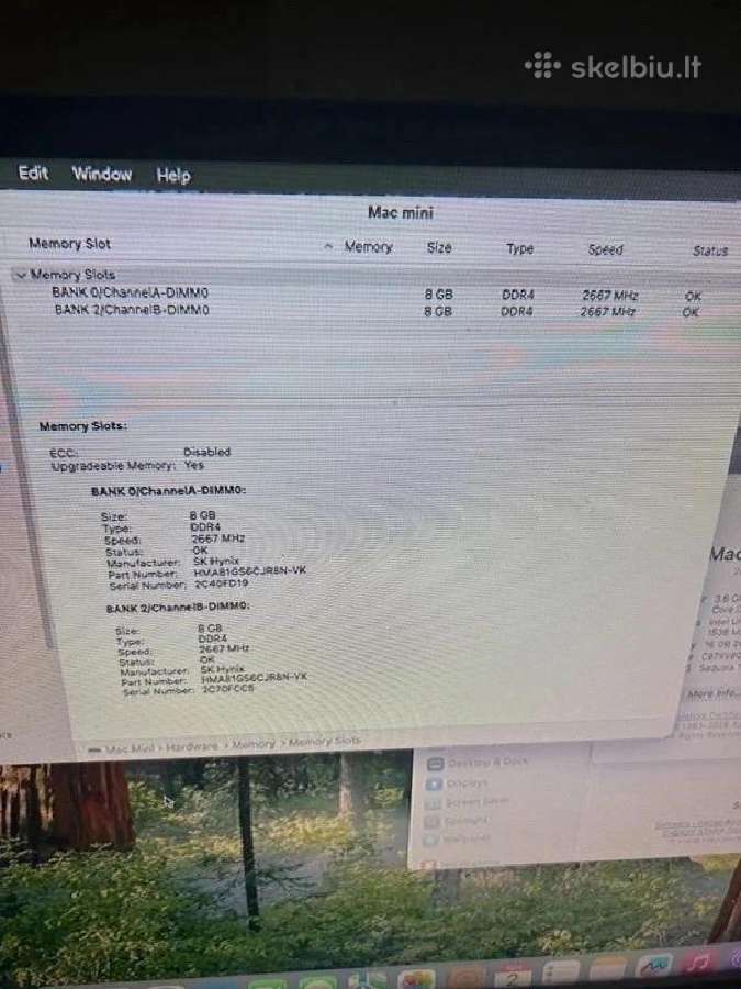 Apple Mac mini 2018 i3 / 16gb RAM / 128gb SSD - nuotraukos Nr. 5