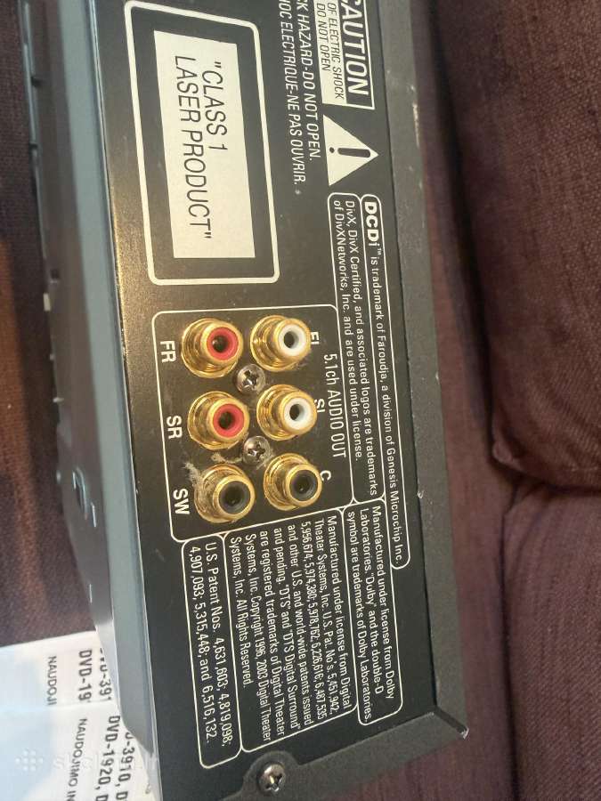 Dvd grotuvas Denon Dvr1930 - nuotraukos Nr. 9