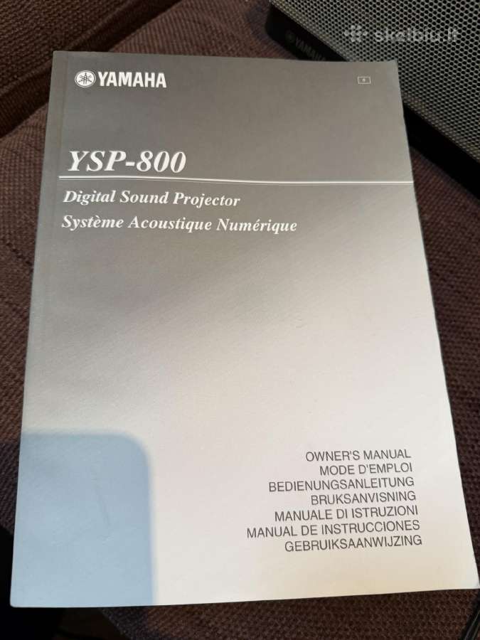 Kolonėlė Soundbar Yamaha Ysp800 - nuotraukos Nr. 6