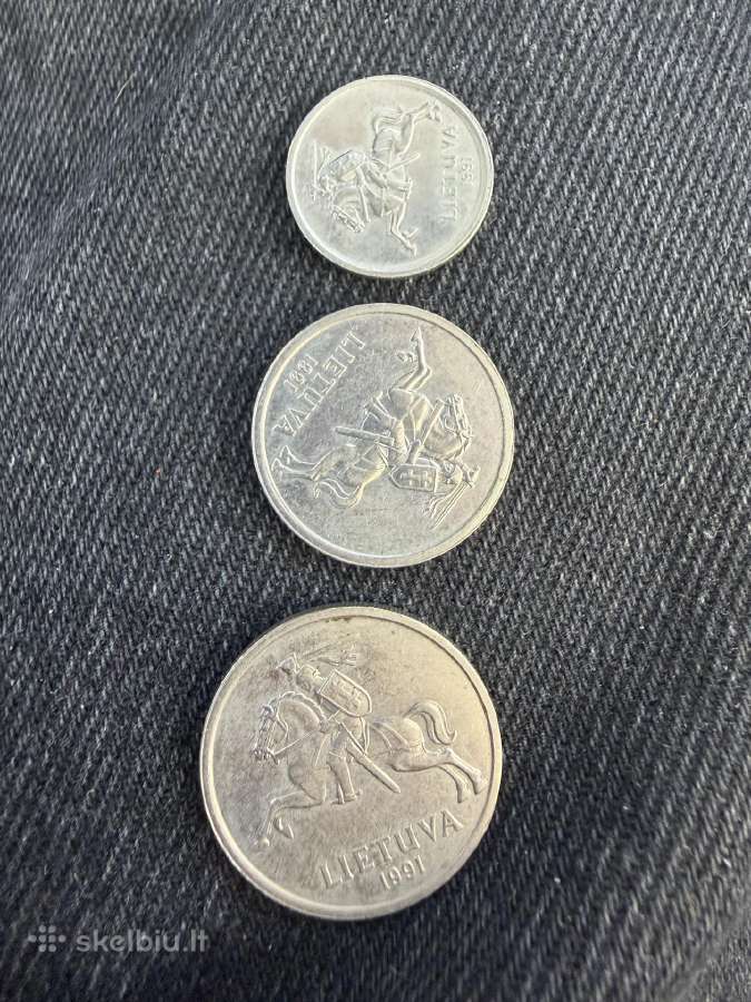 Parduodamas 1991 metų Lietuvos monetų komplektas - nuotraukos Nr. 2