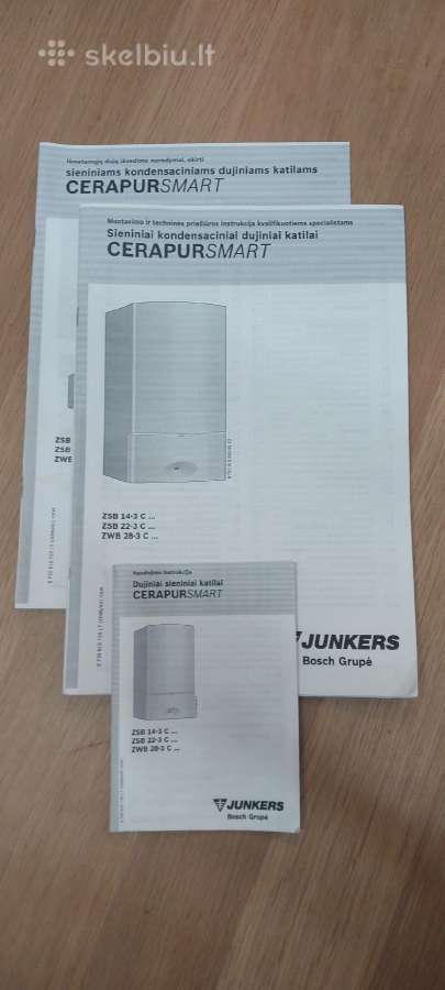 Dujinis kondens. katilas Junkers - nuotraukos Nr. 6
