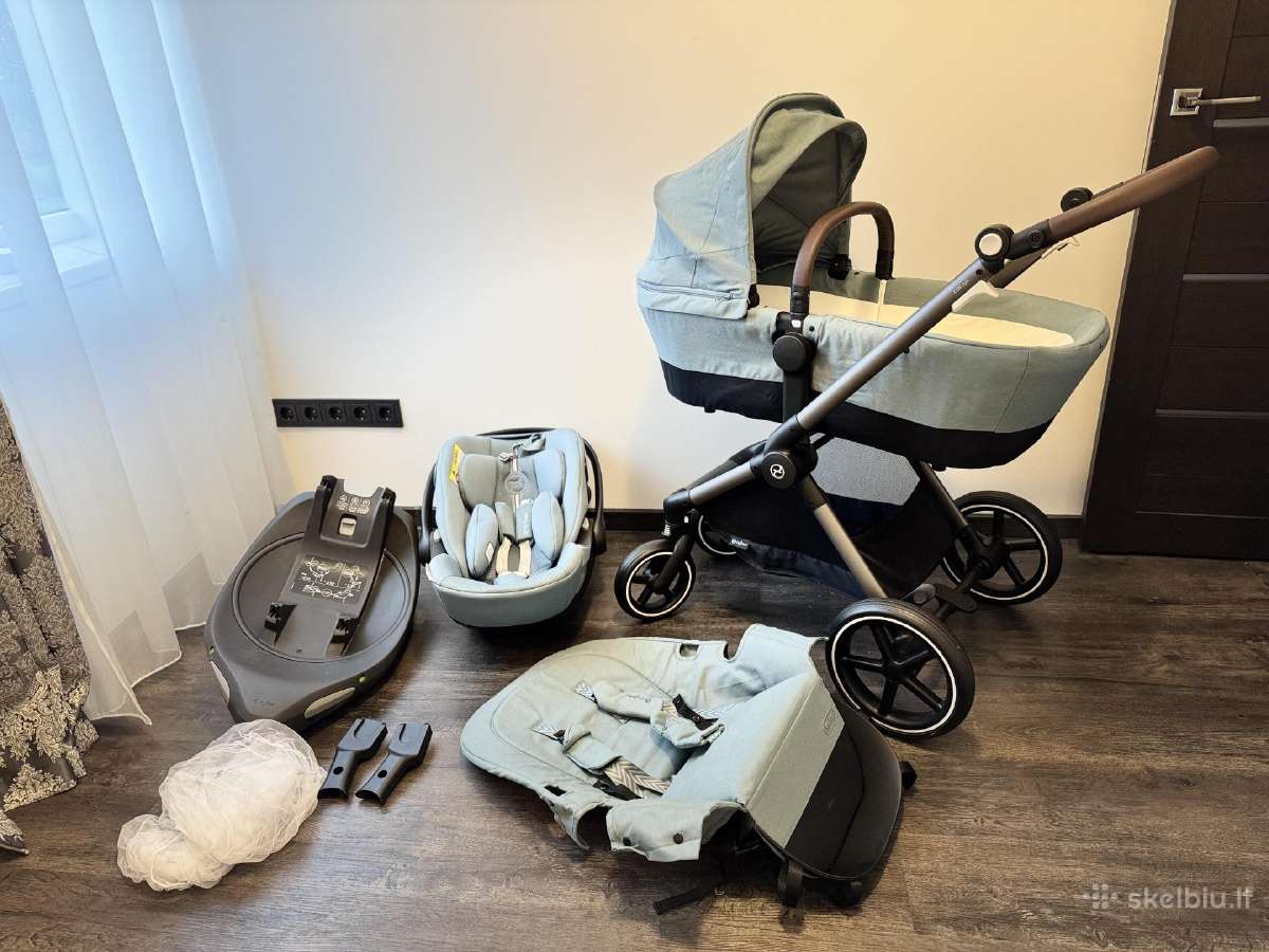 Cybex EOS Lux 2in1 vežimėlis su autokedute+isofix - nuotraukos Nr. 4