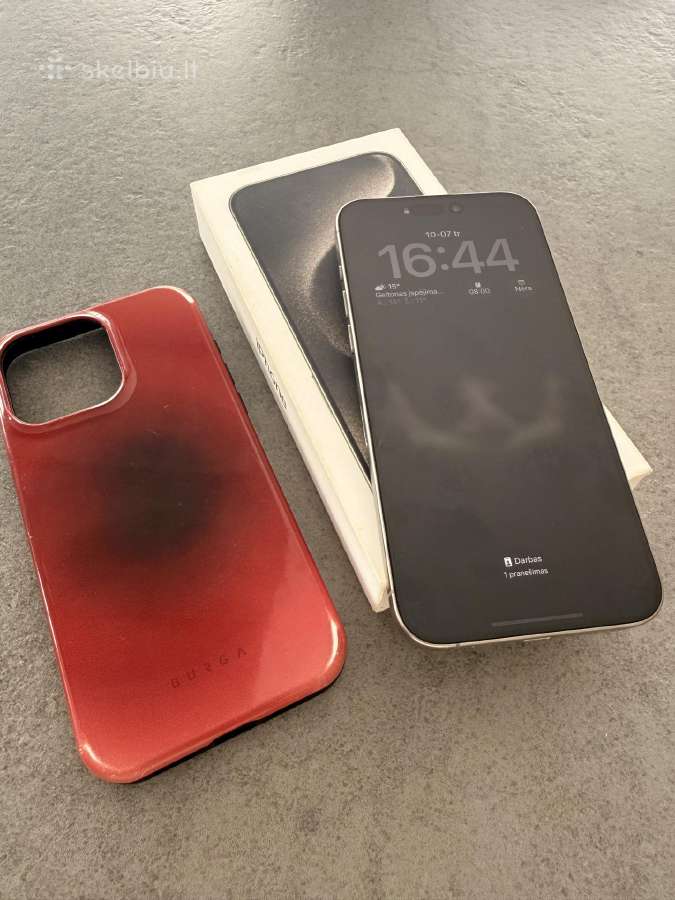 iPhone 15pro Max 256gb, Natural Titanium - nuotraukos Nr. 7