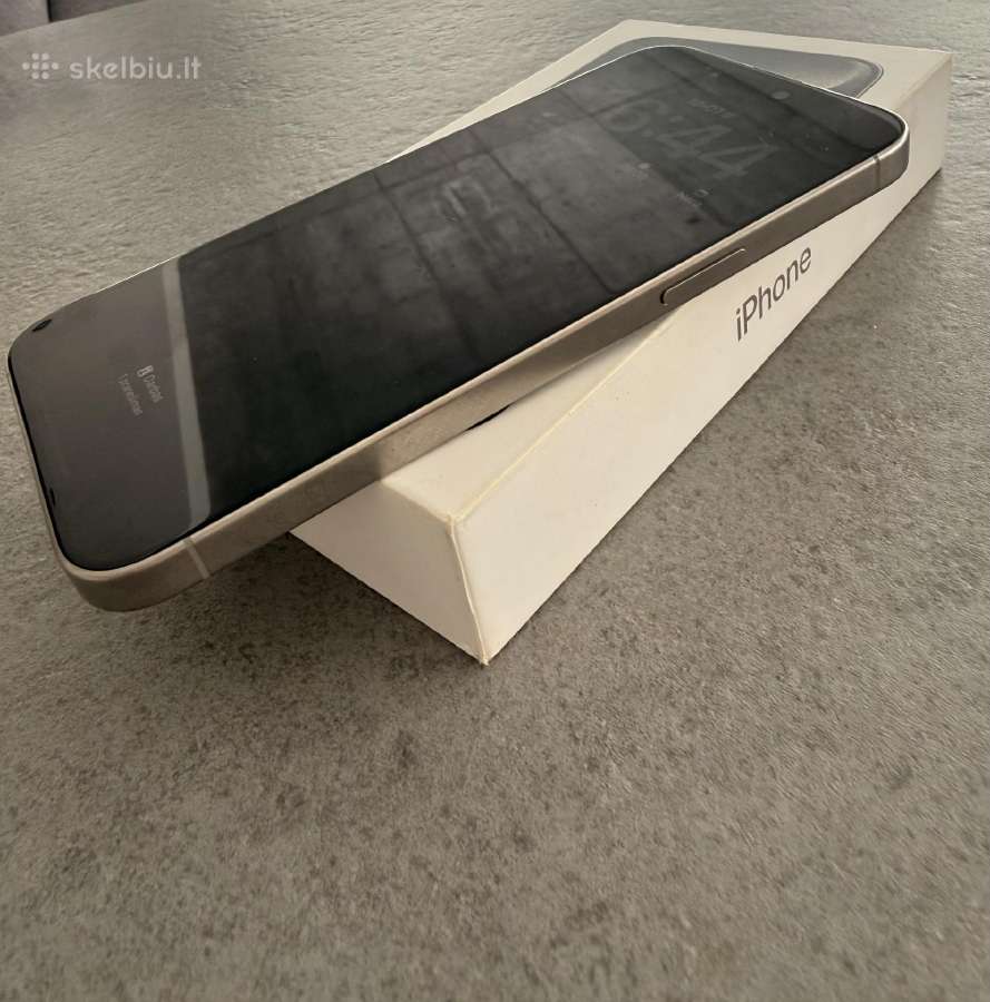 iPhone 15pro Max 256gb, Natural Titanium - nuotraukos Nr. 8