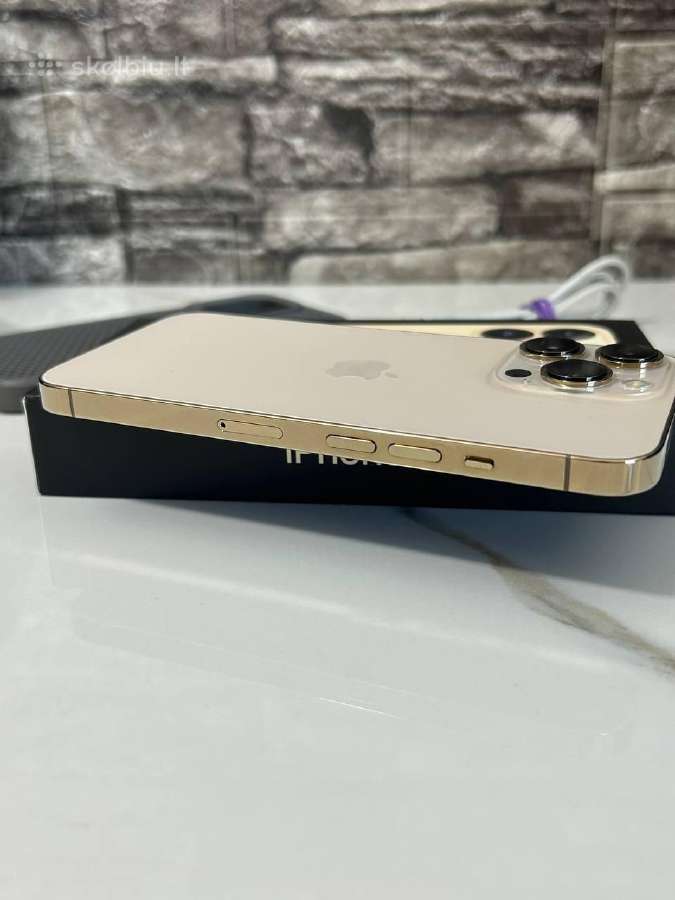 iPhone 13 Pro 256gb 79% Gold - nuotraukos Nr. 4