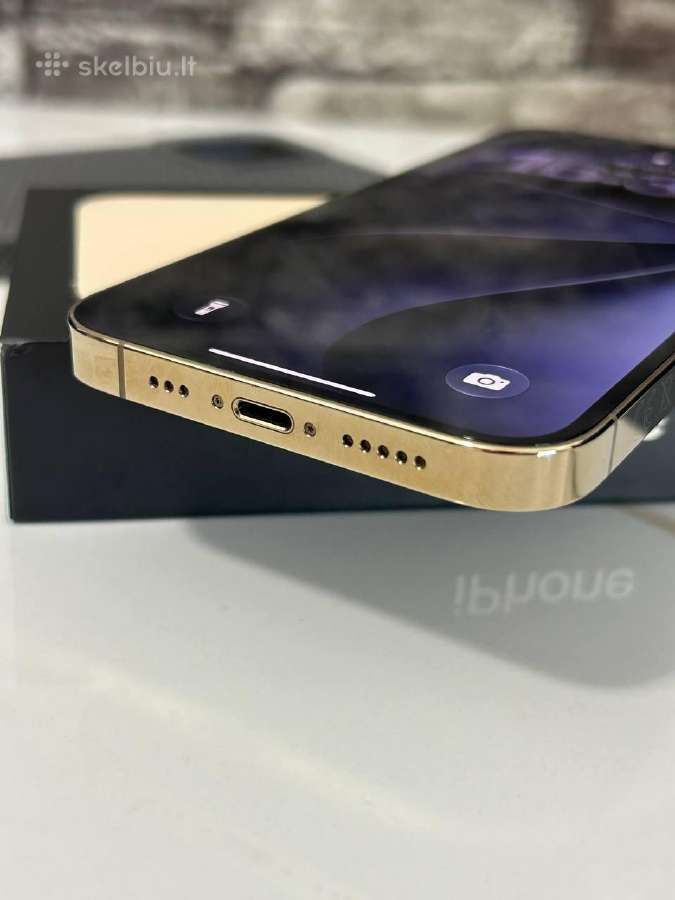 iPhone 13 Pro 256gb 79% Gold - nuotraukos Nr. 7