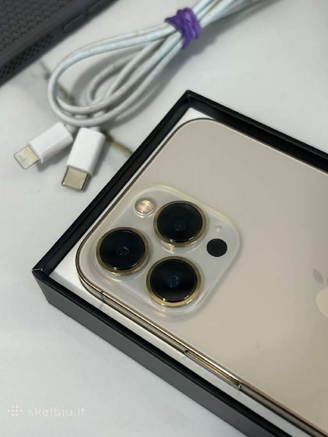iPhone 13 Pro 256gb 79% Gold - nuotraukos Nr. 3