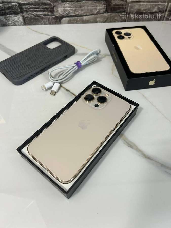 iPhone 13 Pro 256gb 79% Gold - nuotraukos Nr. 2