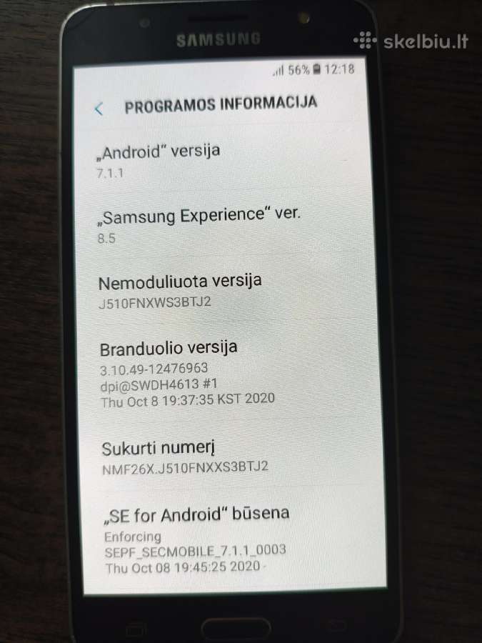 Samsung Galaxy J5 (2016) - nuotraukos Nr. 8