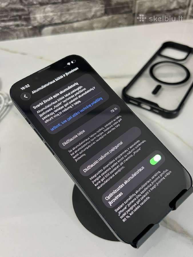iPhone 13 128gb 79% Black - nuotraukos Nr. 13