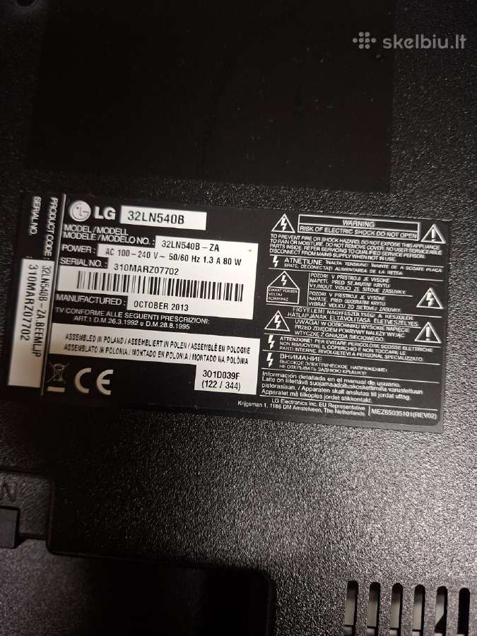 Televizorius Lg32ln540v - nuotraukos Nr. 2