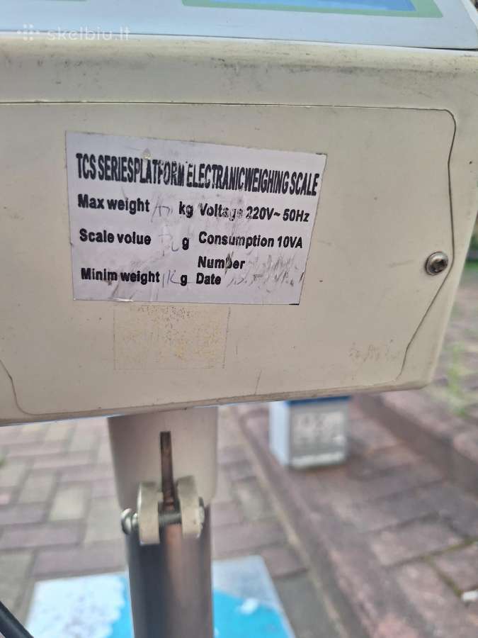Profesionalios svarstyklės 150kg. - nuotraukos Nr. 4