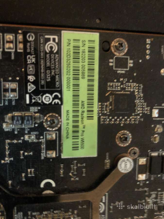 Amd Radeon Pro W5500 8gb - nuotraukos Nr. 3