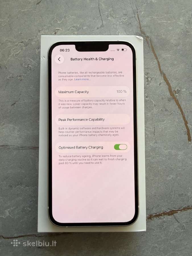 iPhone 14 128gb 100% - nuotraukos Nr. 10