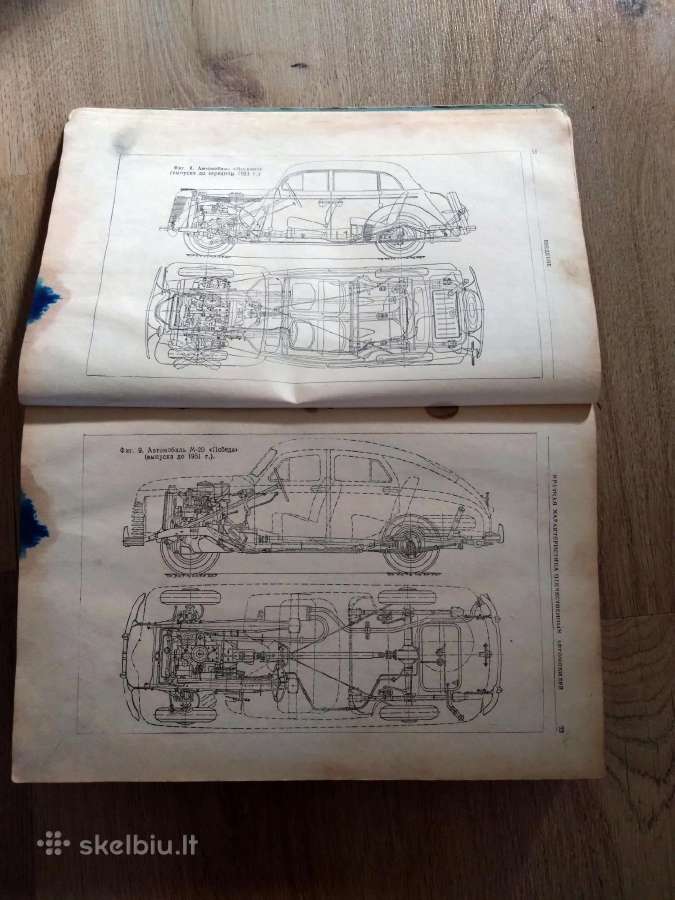 Knyga apie automobilius ir ių remontą,1953m. - nuotraukos Nr. 5