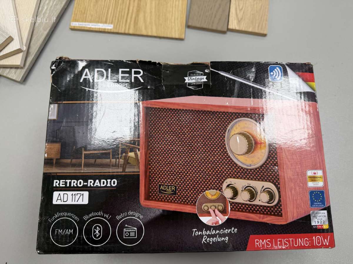 Adler Ad 1171 retro radijas su bluetooth - nuotraukos Nr. 5