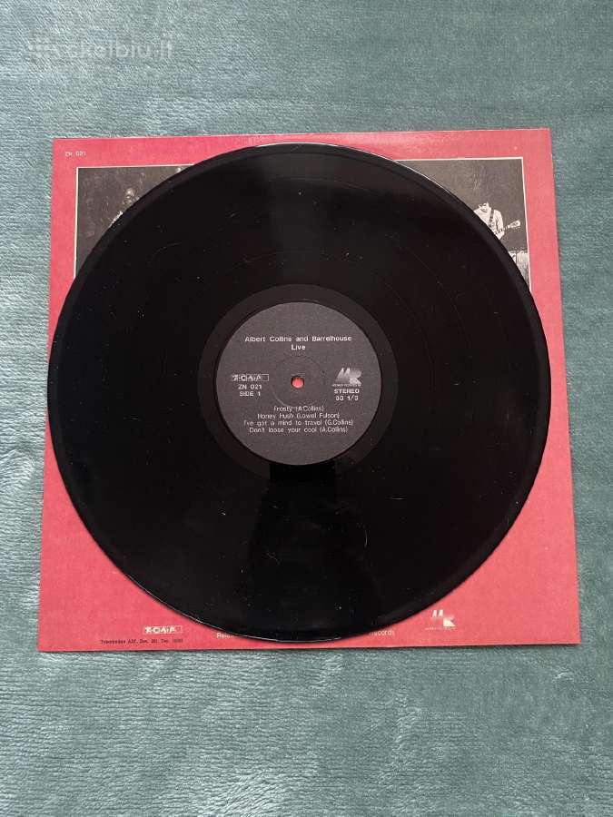 Albert Collins Barrelhouse live Vinilinė plokštelė - nuotraukos Nr. 3