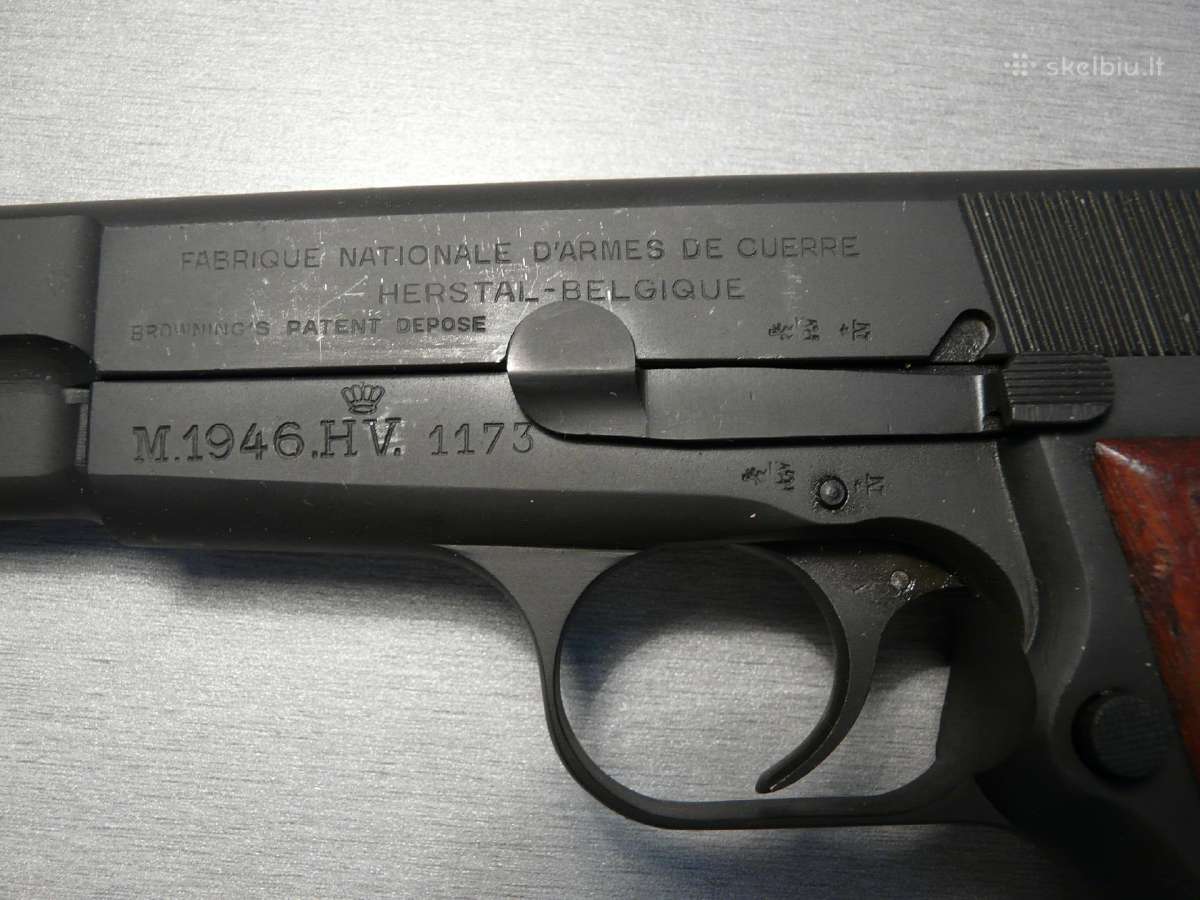 Pistoletas Browning Hi-power 1946 m. - nuotraukos Nr. 25