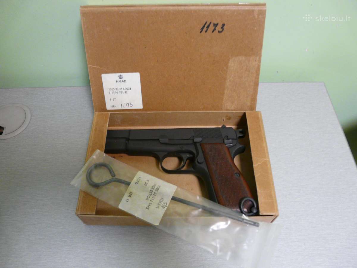 Pistoletas Browning Hi-power 1946 m. - nuotraukos Nr. 37
