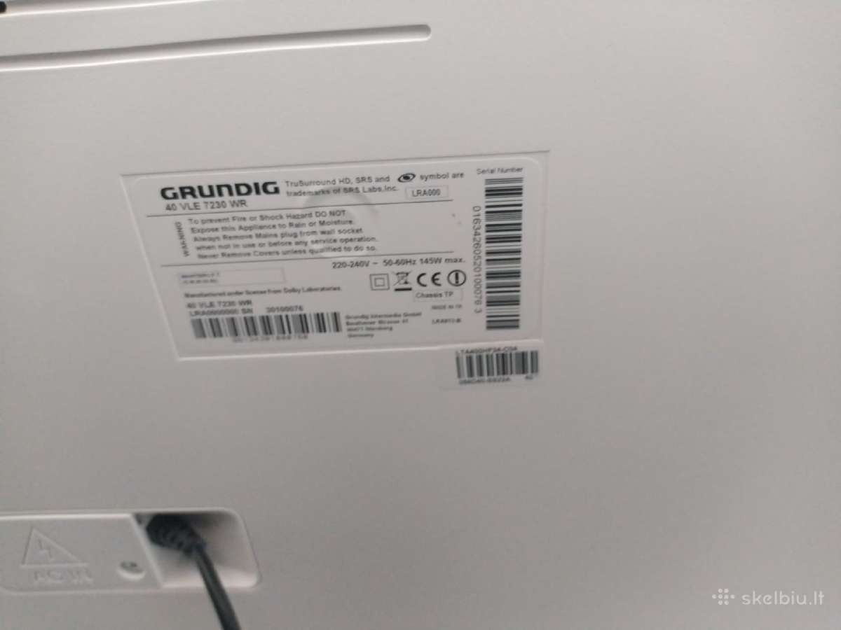 Grundig televizorius - nuotraukos Nr. 6