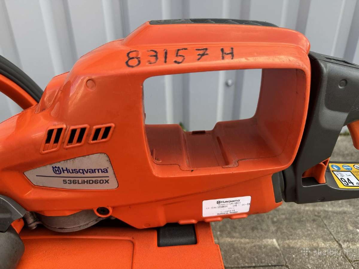 Akumuliatorius gyvatvorių žirklės Husqvarna 536 - nuotraukos Nr. 6