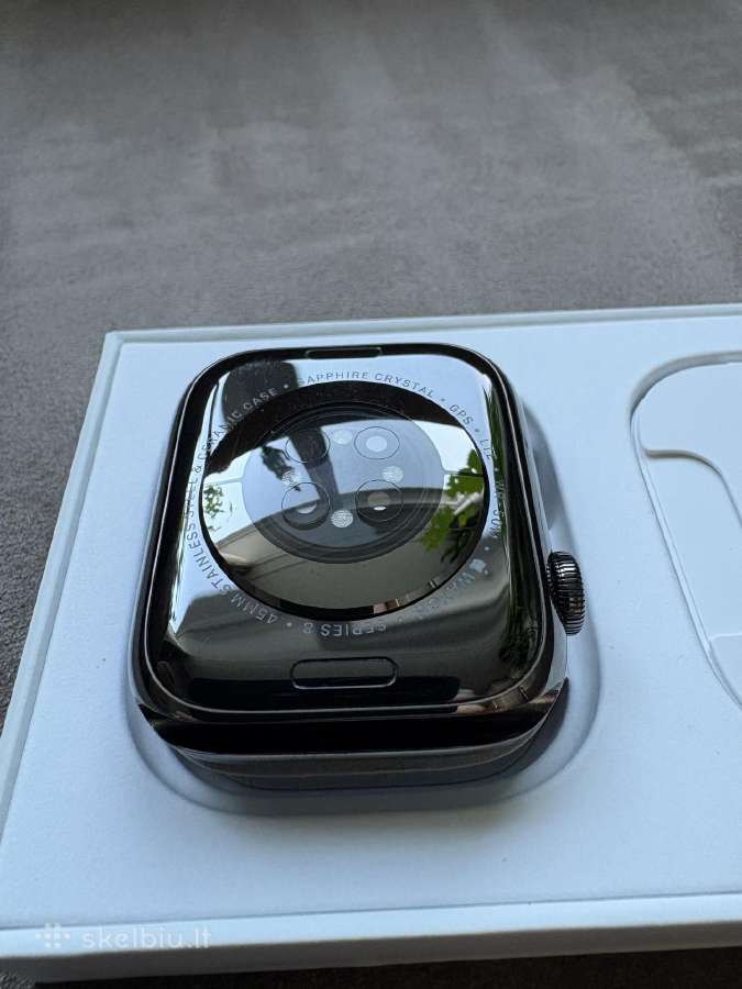 Apple Watch series 8 stainless steel 45 mm - nuotraukos Nr. 6