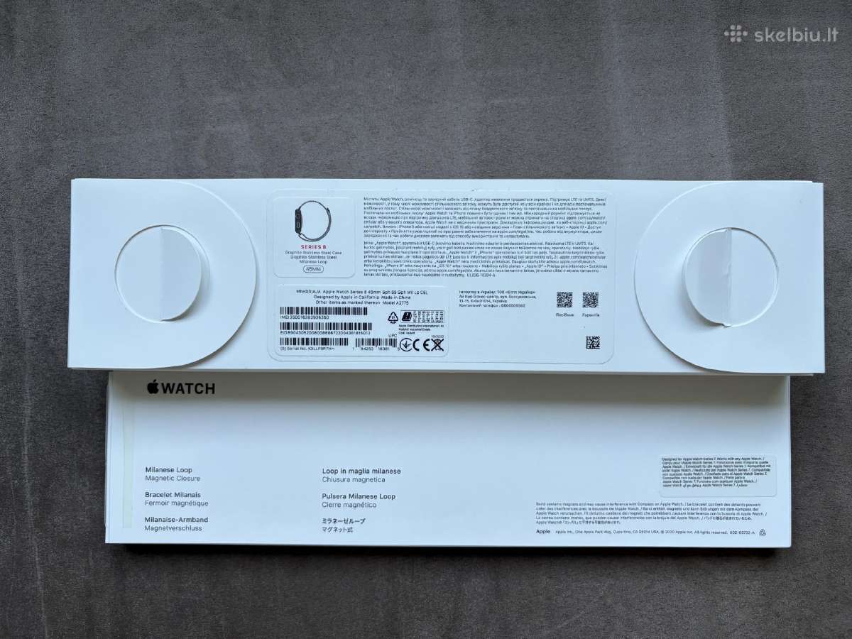 Apple Watch series 8 stainless steel 45 mm - nuotraukos Nr. 10