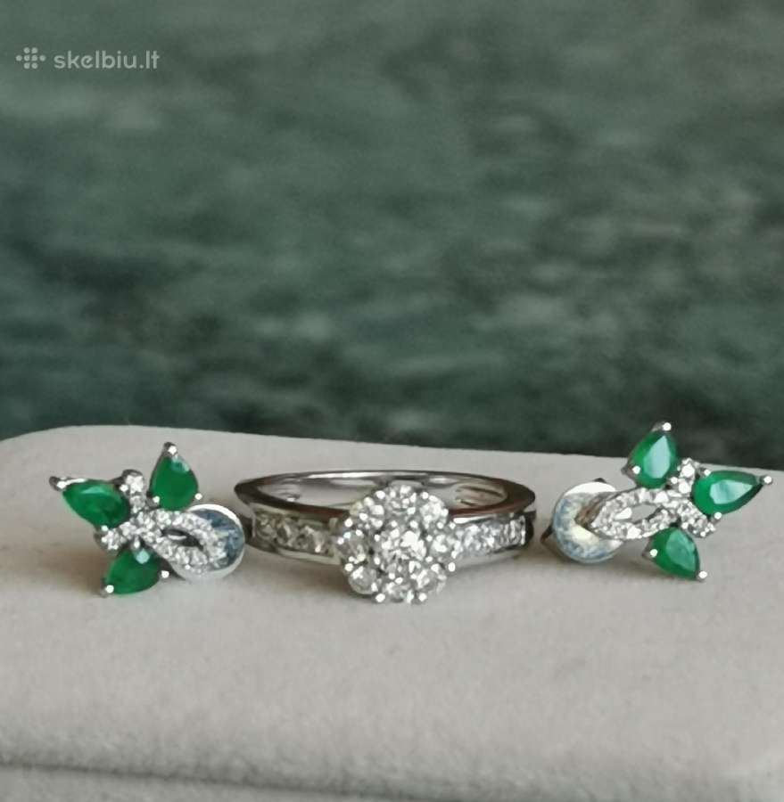 750 žiedas su 0,48 ct brilantais - nuotraukos Nr. 4