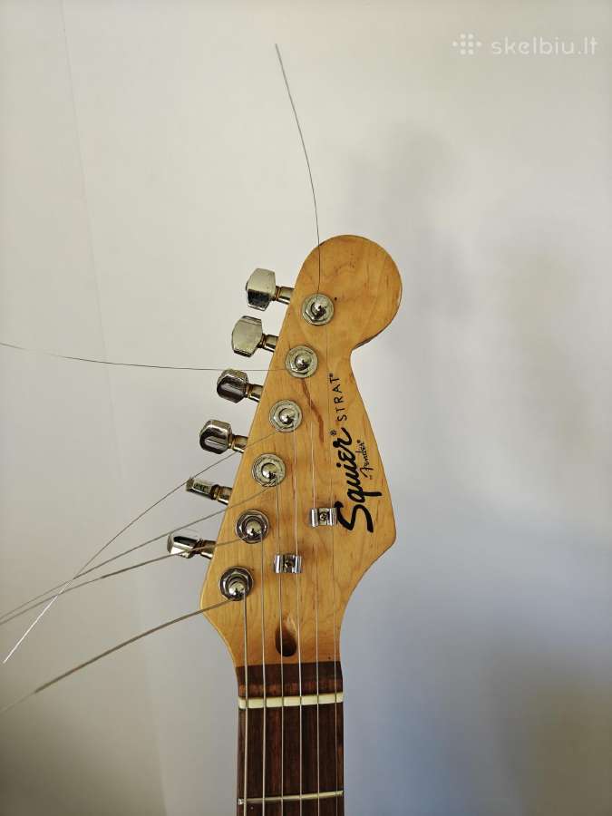 Parduodama elektrinė gitara Squier Stratocaster - nuotraukos Nr. 5