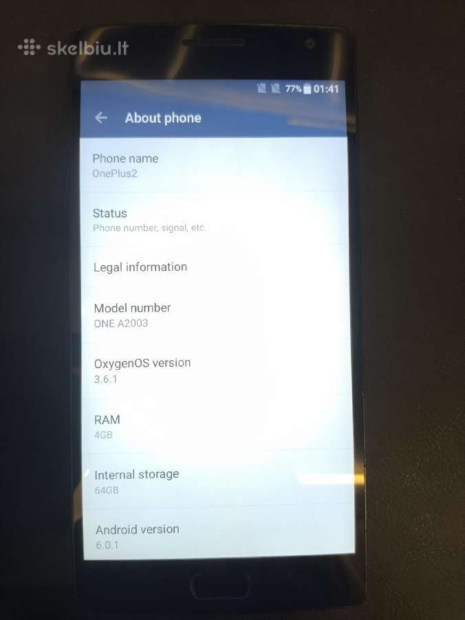 Oneplus 2 4ram / 64gb atmintis - nuotraukos Nr. 3