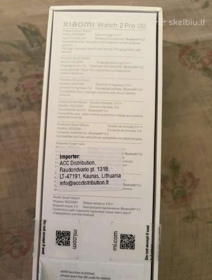 Xiaomi Watch 2 Pro (Lte) - nuotraukos Nr. 2