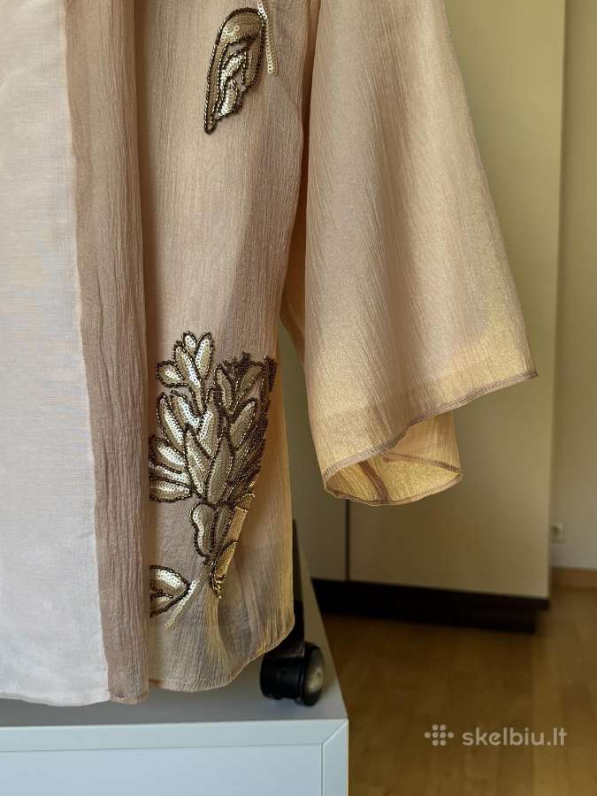 Zara puošnus siuvinėtas kimono m-l dydis - nuotraukos Nr. 2