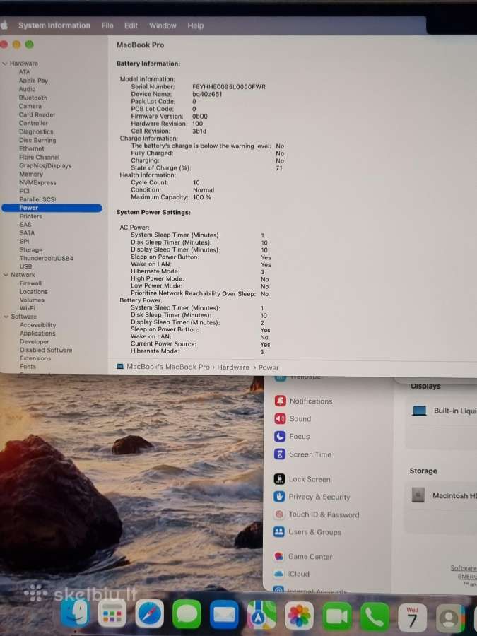 MacBook Pro 16 M4 / 48gb / 512gb - nuotraukos Nr. 10