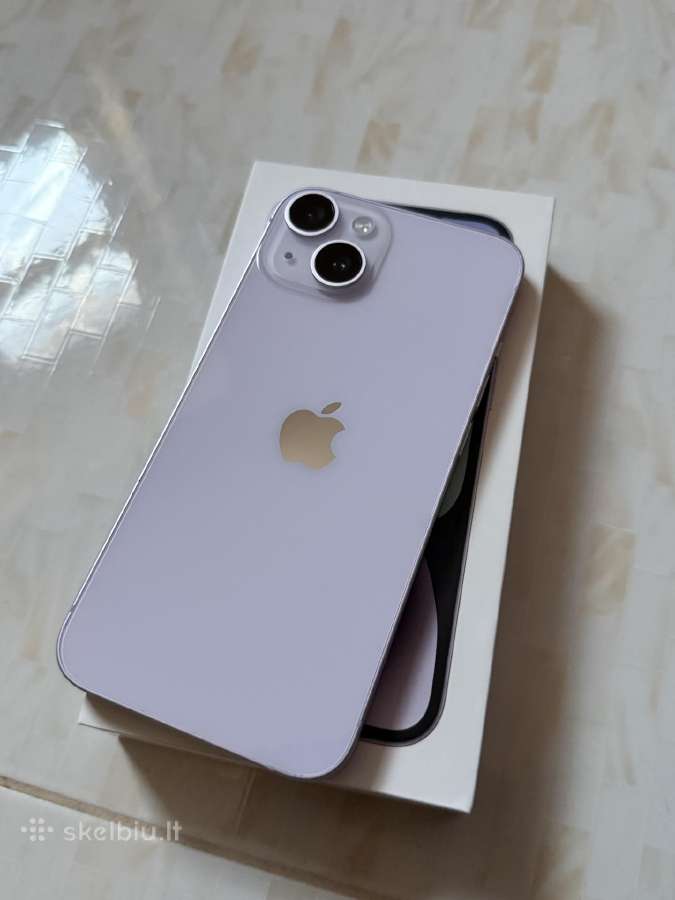 iPhone 14 128gb Purple - nuotraukos Nr. 6