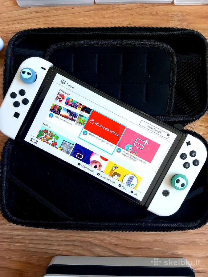 Switch oled su priedais - nuotraukos Nr. 6